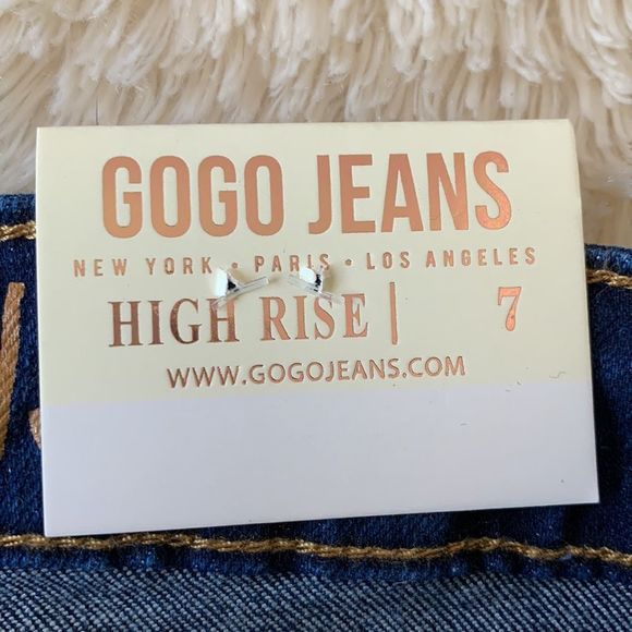 NWT High rise gogo jeans size 7 - Picture 6 of 16